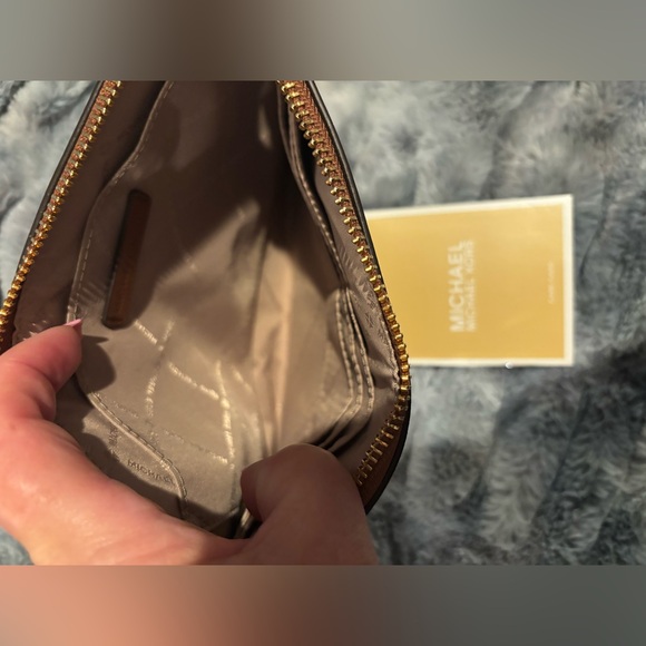 MICHAEL Michael Kors Gold and Brown Clutch - Picture 3 of 6